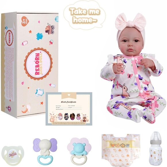 🆕20-inch Soft Vinyl Baby Doll Real Life Baby Dolls with Complete Accessories - Picture 10 of 12